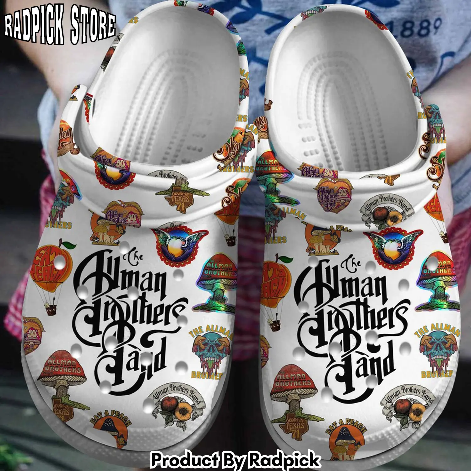 Radpick premium the allman brothers band music clogs shoes comfortable for men women ogi rp6522075